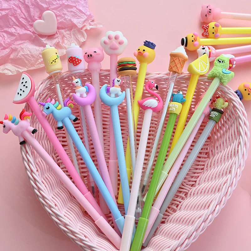 60 Pcs Wholesale Cartoon Soft Plastic Neutral Pen Cute Girl Gel Pens Set Student Learning Stationery Exam School Supplies
60 Pcs Wholesale Cartoon Soft Plastic Neutral Pen Cute Girl Gel Pens Set Student Learning Stationery Exam School Supplies