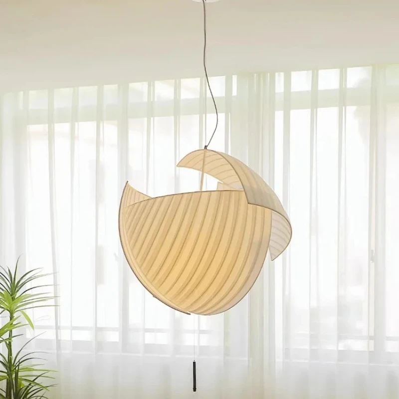 2026 for Wabi Sabi Designer Fabric LED Pendant Light Modern Living Room Ceiling Lamp Home Decor Bedroom Loft Hanging Lights
2026 for Wabi Sabi Designer Fabric LED Pendant Light Modern Living Room Ceiling Lamp Home Decor Bedroom Loft Hanging Lights