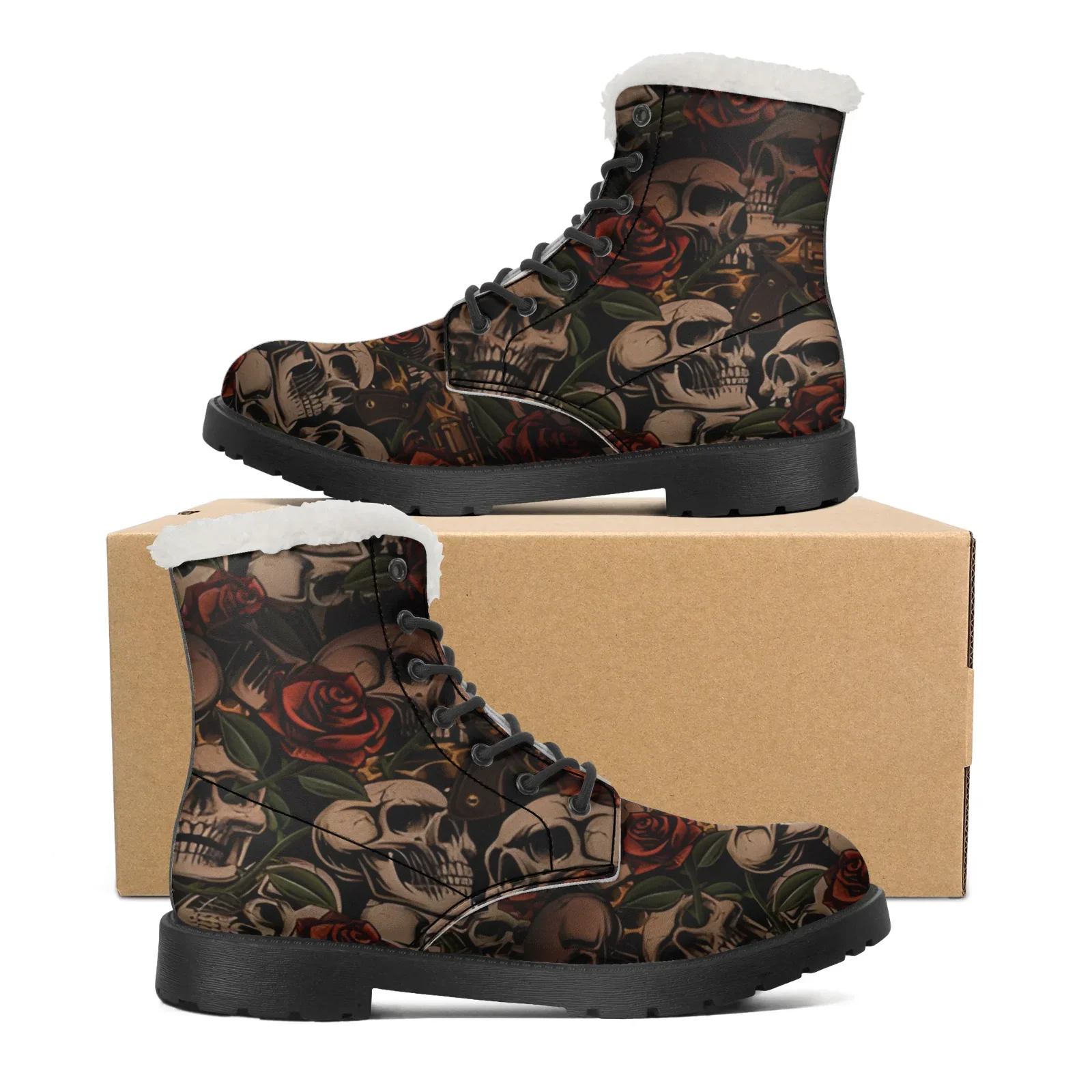 Gothic Skull Rose Plush Boots Hip Hop Men Teenager Boys Shoes Casual Boot Outdoor High Quality High Boots
Gothic Skull Rose Plush Boots Hip Hop Men Teenager Boys Shoes Casual Boot Outdoor High Quality High Boots