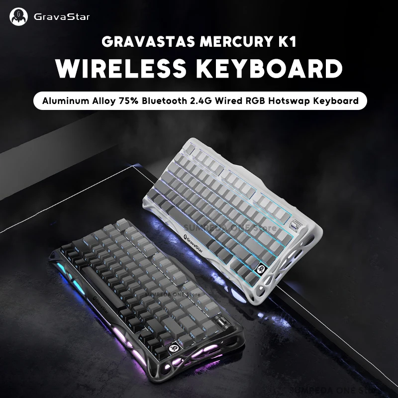 Mercury K1 Grava Star K1 Lite M1 M2 Mouse Wireless Gaming Mechanical Keyboard 75% Bluetooth Wired RGB Hotswap Gamer Keyboard
Mercury K1 Grava Star K1 Lite M1 M2 Mouse Wireless Gaming Mechanical Keyboard 75% Bluetooth Wired RGB Hotswap Gamer Keyboard