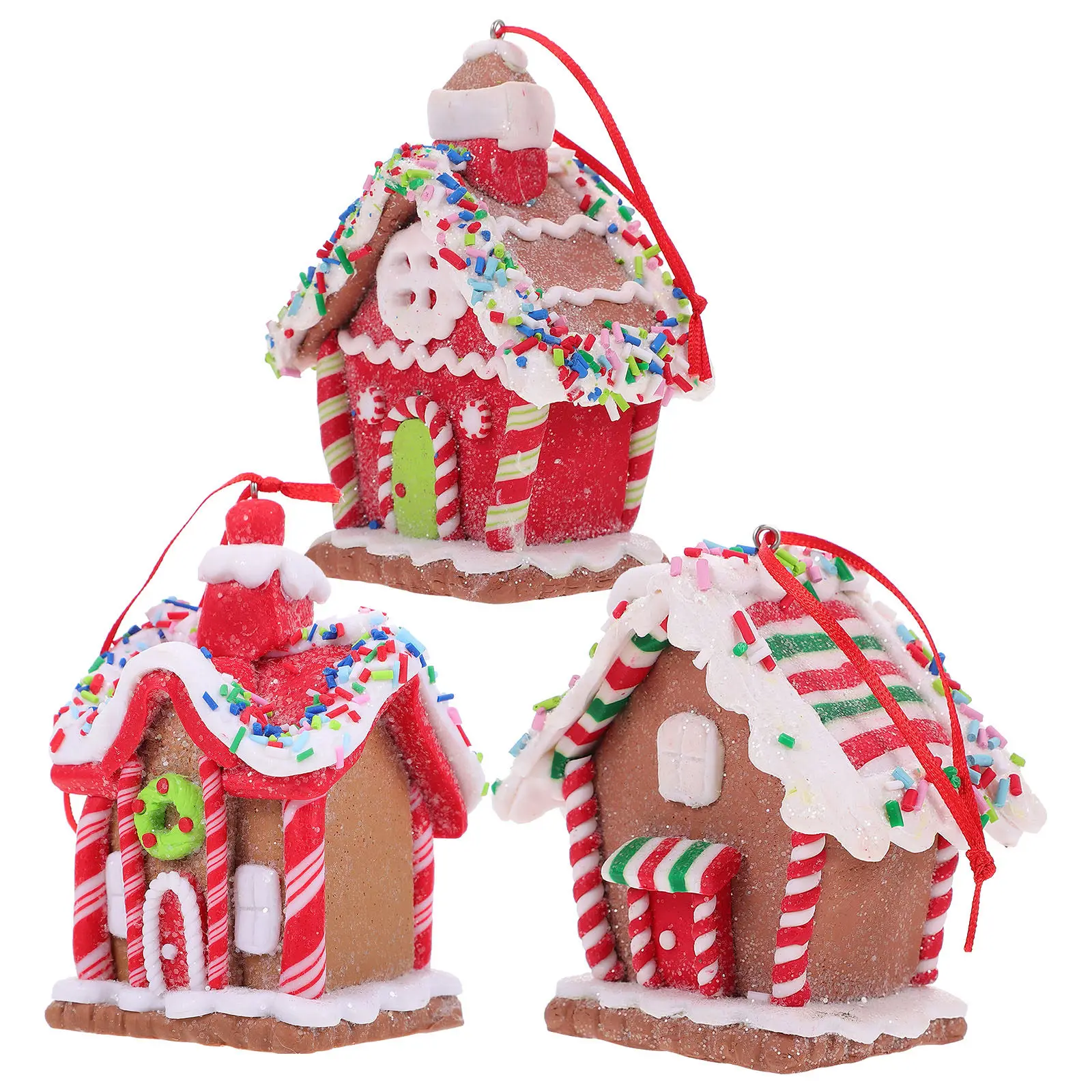 3Pcs Gingerbread Ornaments for Christmas Tree Hanging Holiday Home Decor Cute Winter Party Ornament Set with Red Ribbon
3Pcs Gingerbread Ornaments for Christmas Tree Hanging Holiday Home Decor Cute Winter Party Ornament Set with Red Ribbon