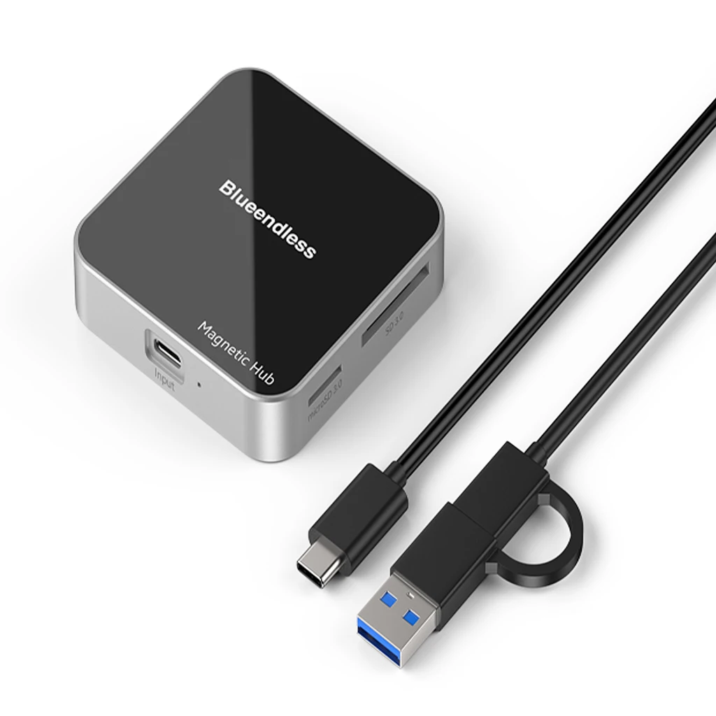 Магнитная док-станция 4K60 Гц USB-C 3.2 Hub PD100W Зарядка Type-C Многопортовый адаптер SD/TF 3.0 для мобильного телефона Ноутбук 10 Гбит/с
Магнитная док-станция 4K60 Гц USB-C 3.2 Hub PD100W Зарядка Type-C Многопортовый адаптер SD/TF 3.0 для мобильного телефона Ноутбук 10 Гбит/с