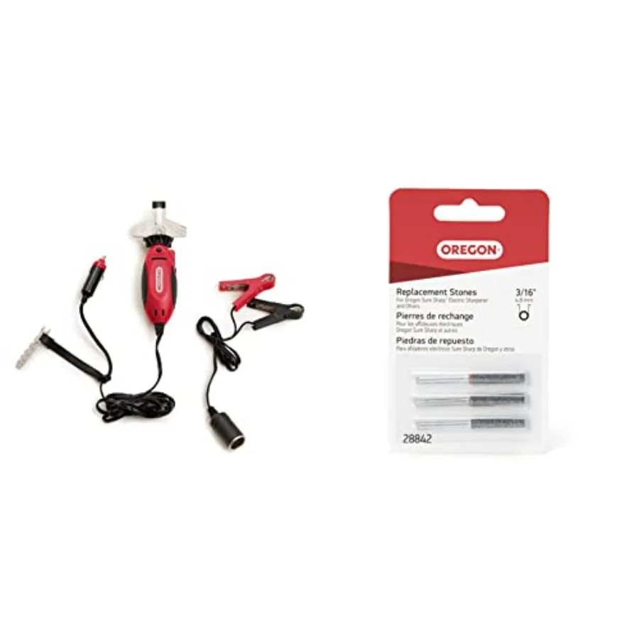 12V Sure Sharp Electric Chainsaw Chain Grinder/Sharpener, 2-in-1 Saw Chain Sharpening and Maintenance Tool and 28842 3/16-Inch
12V Sure Sharp Electric Chainsaw Chain Grinder/Sharpener, 2-in-1 Saw Chain Sharpening and Maintenance Tool and 28842 3/16-Inch