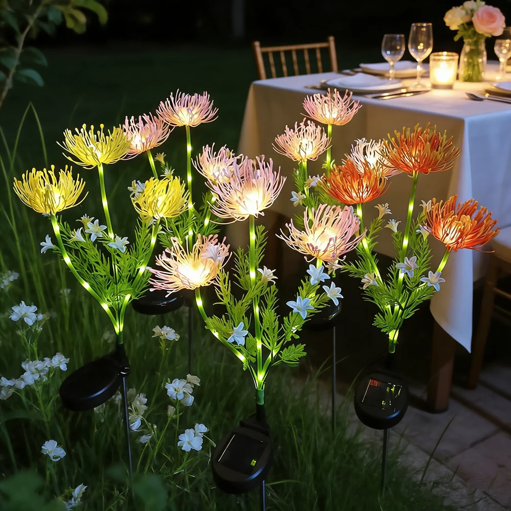 Garden Lights Solar Solar Flowers Lights with Glowing Flowers & Stems for Garden Pathway Deck Yard Decor Outdoor Solar LED Light
Garden Lights Solar Solar Flowers Lights with Glowing Flowers & Stems for Garden Pathway Deck Yard Decor Outdoor Solar LED Light