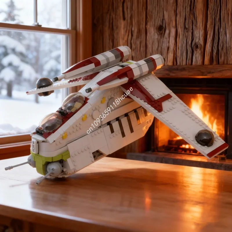 1352pcs MOC LAAT Republic Gunship The Clone Wars Model Building Blocks Christmas Gifts Architecture Toy DIY Education Brick Kids
1352pcs MOC LAAT Republic Gunship The Clone Wars Model Building Blocks Christmas Gifts Architecture Toy DIY Education Brick Kids