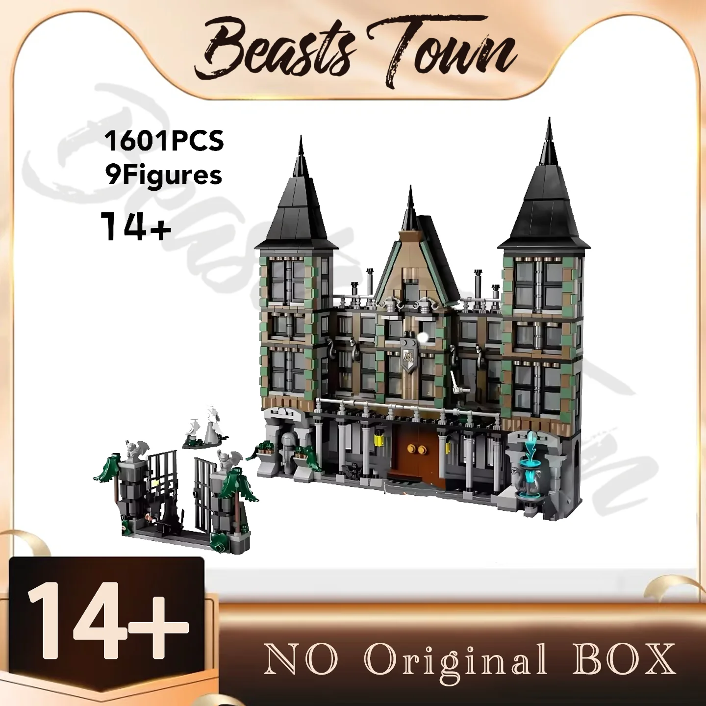 Новинка 2025 года, модульное здание Malfoy Manor, креативный строительный блок 76453, 1601 шт. для детей, подарки на Хэллоуин, Рождество, день рождения
Новинка 2025 года, модульное здание Malfoy Manor, креативный строительный блок 76453, 1601 шт. для детей, подарки на Хэллоуин, Рождество, день рождения