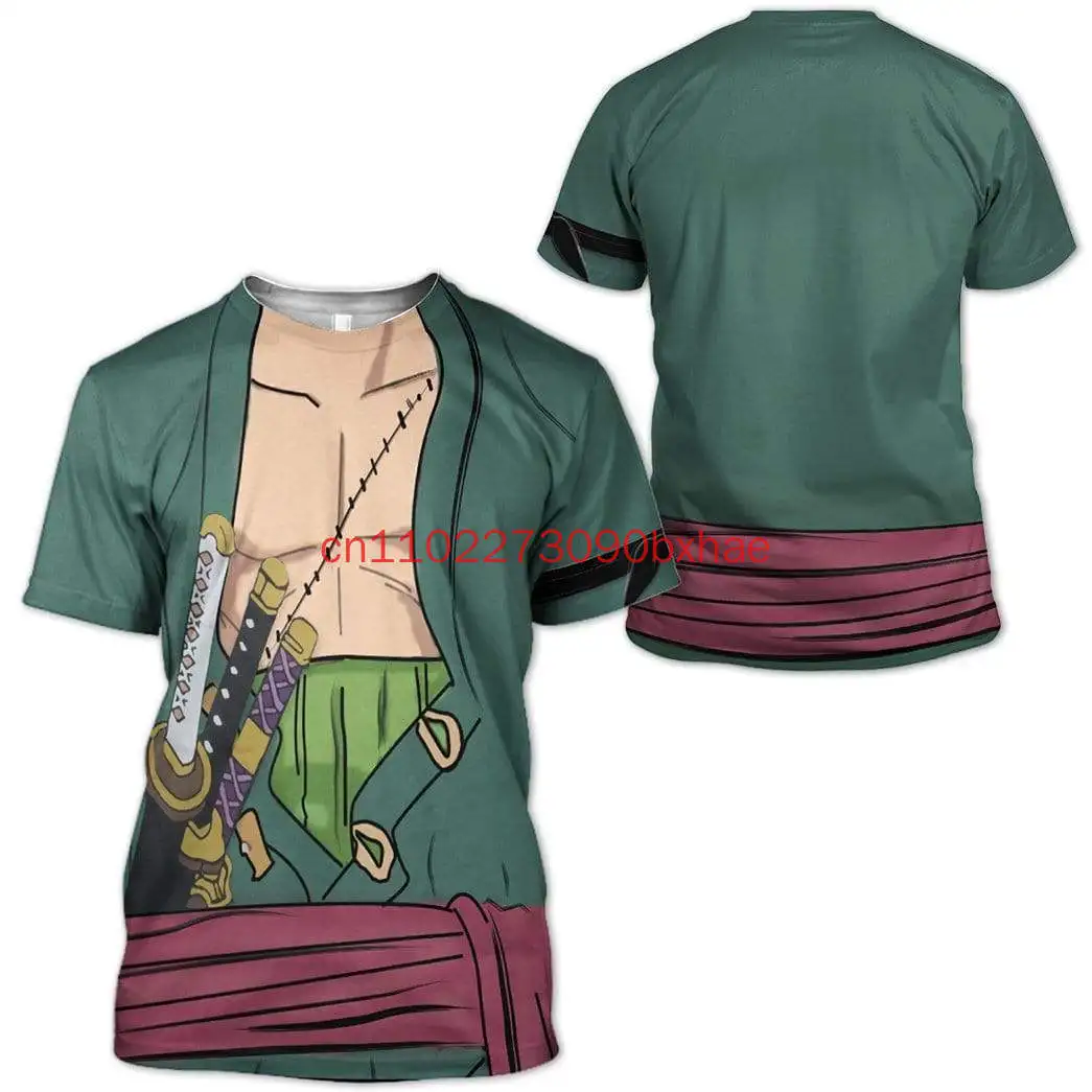 One Piece Zoro Custom T-shirt 3D Printing Cosplay Costumes Trendy Street Harajuku Men's and Women's Children's T-shirts
One Piece Zoro Custom T-shirt 3D Printing Cosplay Costumes Trendy Street Harajuku Men's and Women's Children's T-shirts