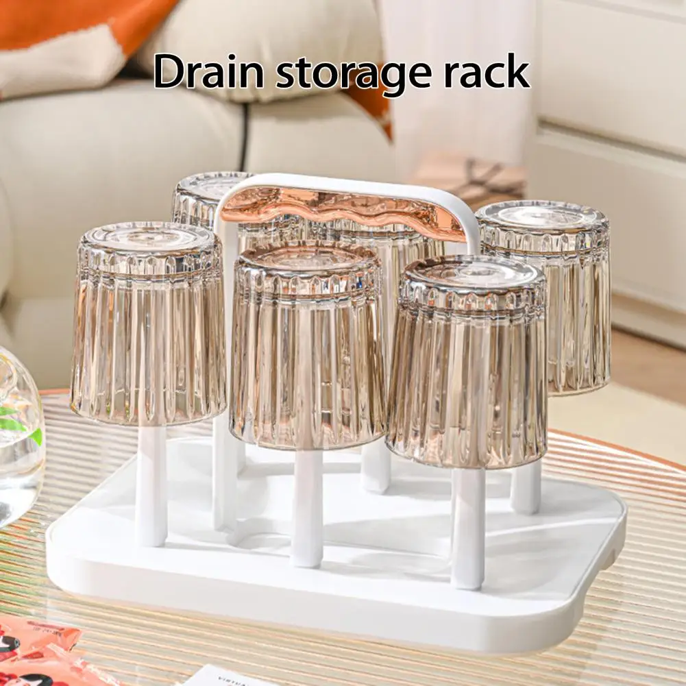 Light Luxury Drain Cup Holder Bottom Mug Holder Supply with Handle Dustproof Cup Drying Rack Non-Slip Kitchen
Light Luxury Drain Cup Holder Bottom Mug Holder Supply with Handle Dustproof Cup Drying Rack Non-Slip Kitchen