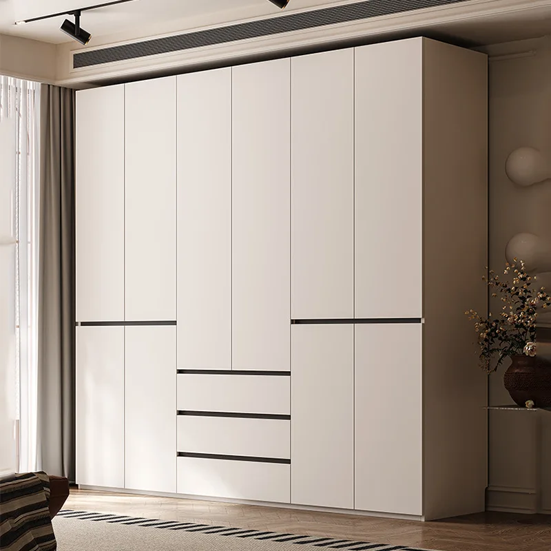 # Grade European Pine Board Modern Minimal Thickened Large Wardrobe For Bedroom Home Use
# Grade European Pine Board Modern Minimal Thickened Large Wardrobe For Bedroom Home Use