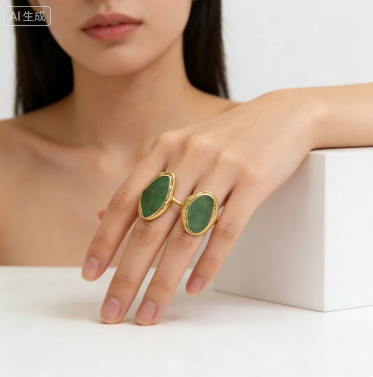WT-R566 Simple Design Australia Chrysoprase Versatile Ring With 18k Gold Plated For Girls Jewelry
WT-R566 Simple Design Australia Chrysoprase Versatile Ring With 18k Gold Plated For Girls Jewelry
