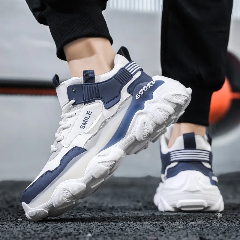 2026 Spring Autumn Men's Shoes New Breathable Youth High Top Sneakers Trendy and Versatile Thick Bottom Casual Dad Shoes Men
2026 Spring Autumn Men's Shoes New Breathable Youth High Top Sneakers Trendy and Versatile Thick Bottom Casual Dad Shoes Men