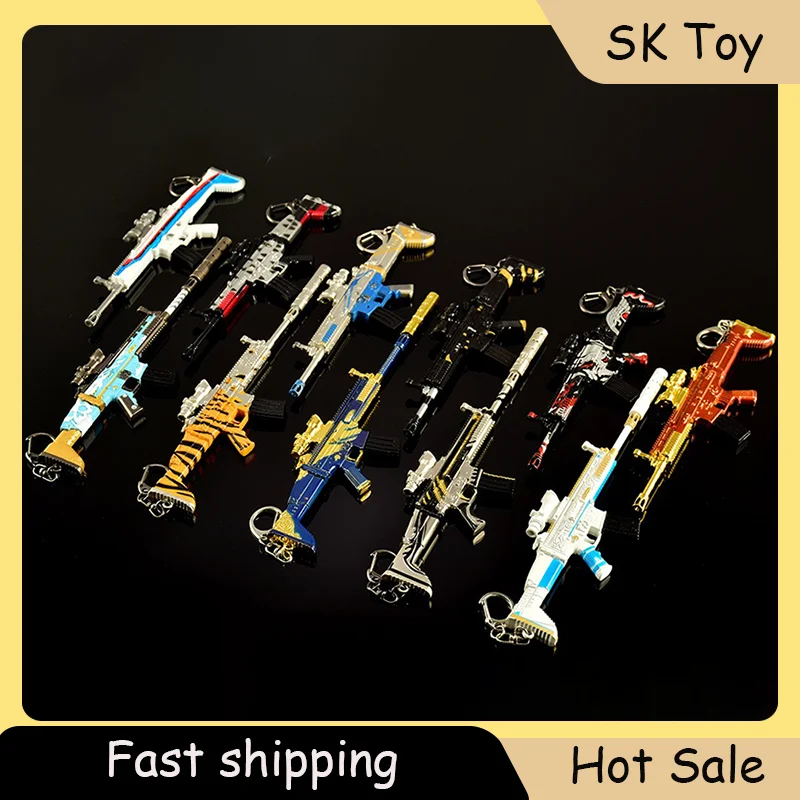 17cm Delta Force Game Gun Model SCAR-L Toy Gun Keychain Men's Accessories Metal Durable Keychain Boys Gifts Collections
17cm Delta Force Game Gun Model SCAR-L Toy Gun Keychain Men's Accessories Metal Durable Keychain Boys Gifts Collections