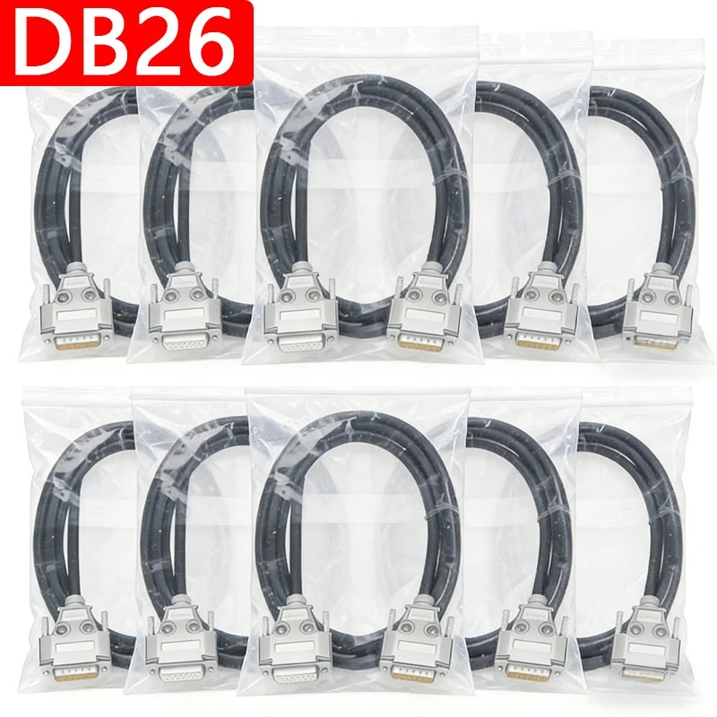 HDB DB26 3 Rows 26 Pin Matel Male to Female Extension Cable Connector Industrial Grade Data Cable D-SUB Male to Male Extender
HDB DB26 3 Rows 26 Pin Matel Male to Female Extension Cable Connector Industrial Grade Data Cable D-SUB Male to Male Extender