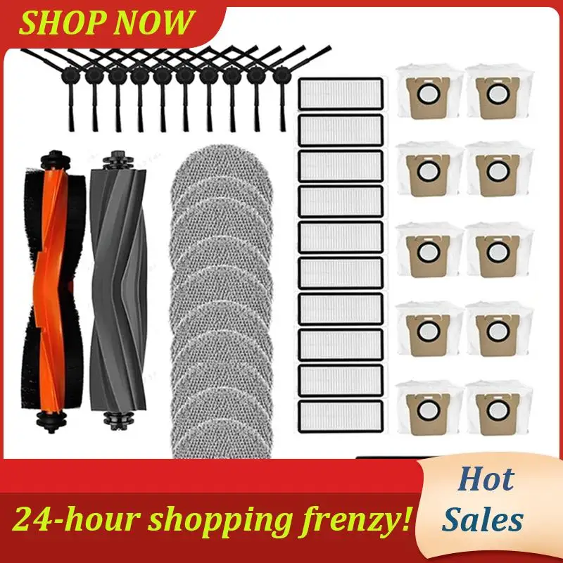 AB31-For Dreame L20 Ultra / L30 Ultra / X20 Pro Robot Vacuum Main Side Brush HEPA Filter Mop Pad Dust Bag Spare Accessories
AB31-For Dreame L20 Ultra / L30 Ultra / X20 Pro Robot Vacuum Main Side Brush HEPA Filter Mop Pad Dust Bag Spare Accessories
