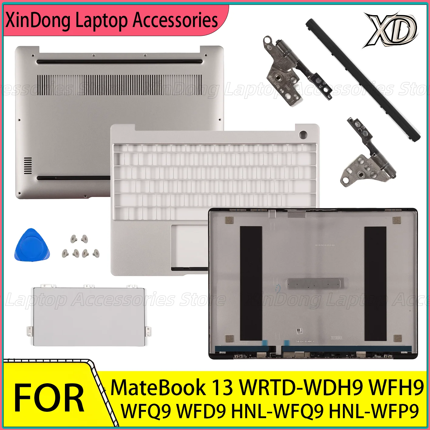 Сменный ЖК-дисплей сзади/подставкой для рук/нижней/петли для MateBook серии 13, серебристый WRTD-WDH9 WFH9 WRTD-WFQ9 WFD9 HNL-WFQ9 HNL-WFP9
Сменный ЖК-дисплей сзади/подставкой для рук/нижней/петли для MateBook серии 13, серебристый WRTD-WDH9 WFH9 WRTD-WFQ9 WFD9 HNL-WFQ9 HNL-WFP9