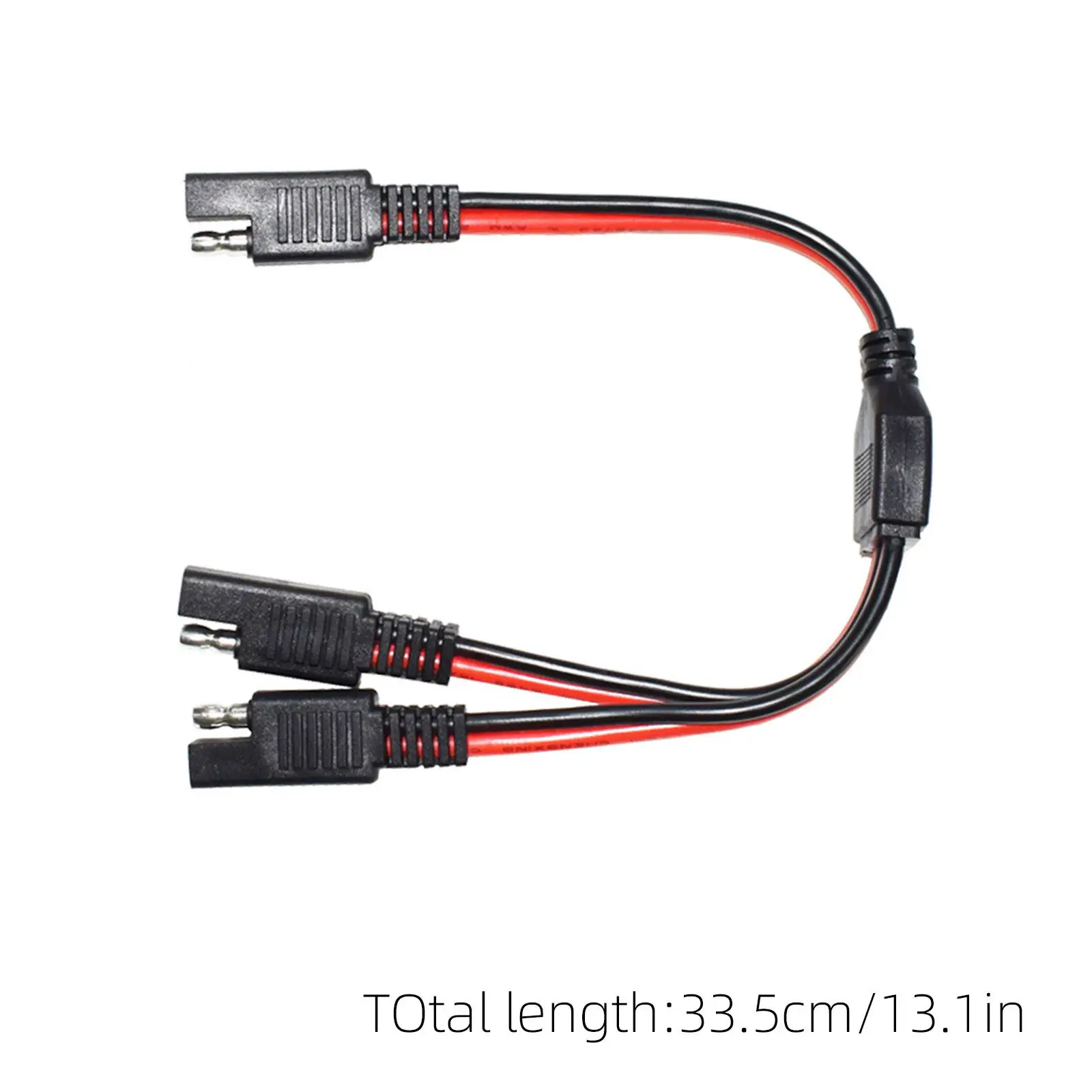 Sae Power Plug Extension Cable 1 to 2 Way Splitter Robust Construction Pure Copper Core for Car Truck Solar Power Transfer
Sae Power Plug Extension Cable 1 to 2 Way Splitter Robust Construction Pure Copper Core for Car Truck Solar Power Transfer