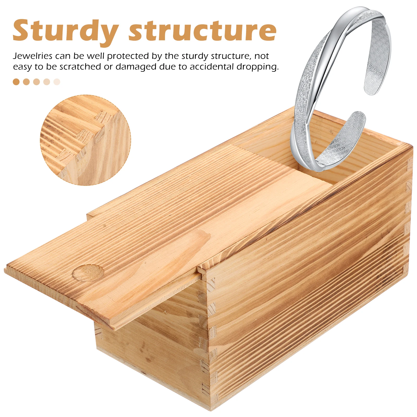 Wooden Jewelry Lightweight Portable Storage Container Earrings Bracelets Earring Storage Box Sundries Holder Durable Design
Wooden Jewelry Lightweight Portable Storage Container Earrings Bracelets Earring Storage Box Sundries Holder Durable Design