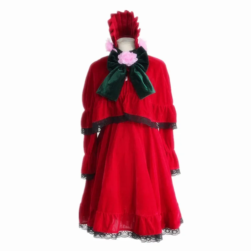 Anime Rose Maiden Cosplay-Rose Maiden Cosplay Shinku Lolita Women's Party Costume for Halloween
Anime Rose Maiden Cosplay-Rose Maiden Cosplay Shinku Lolita Women's Party Costume for Halloween