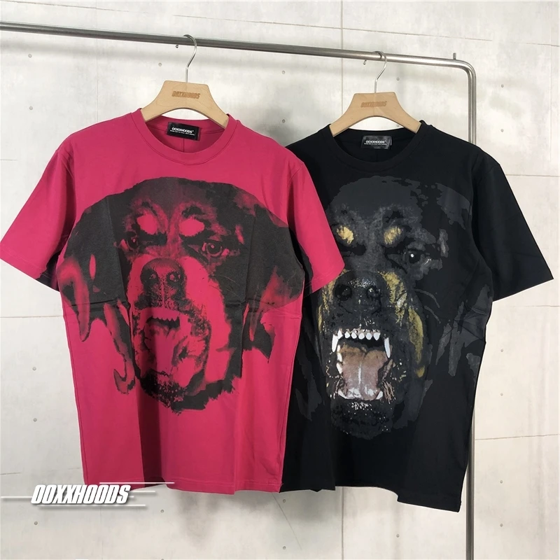 Classic Ro Dog Head Print Tee Couple's Fashion Short Sleeve T-Shirt Youth Popular Standard Fit Animal Pattern Sweat Cloth
Classic Ro Dog Head Print Tee Couple's Fashion Short Sleeve T-Shirt Youth Popular Standard Fit Animal Pattern Sweat Cloth