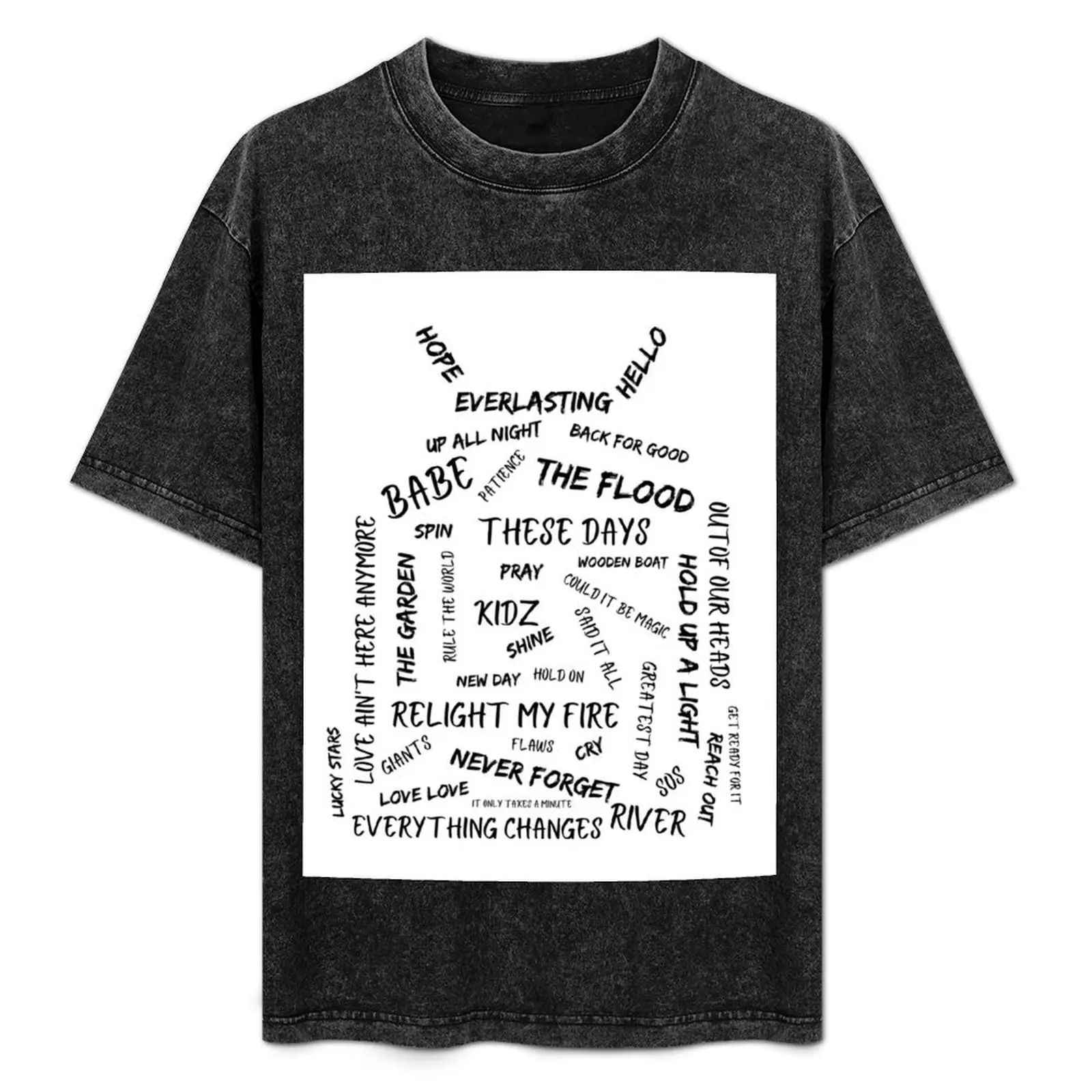 Take That Song Titles T-Shirt Simple Print Design T-Shirt
Take That Song Titles T-Shirt Simple Print Design T-Shirt