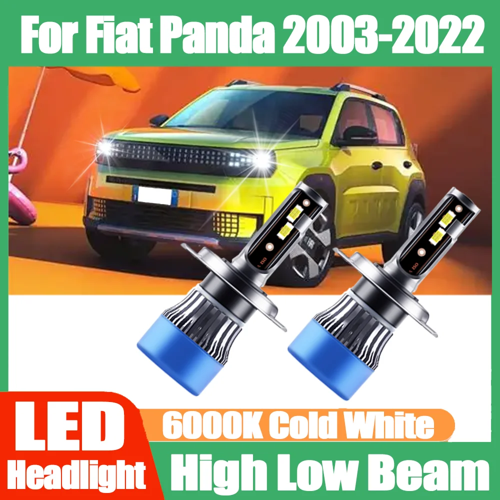 2PCS 20000LM LED Headlight Bulbs 6000K Super White Car Light 3570 CSP Chips H4 Auto Lamps 120W 12V 24V For Fiat Panda 2003-2022
2PCS 20000LM LED Headlight Bulbs 6000K Super White Car Light 3570 CSP Chips H4 Auto Lamps 120W 12V 24V For Fiat Panda 2003-2022