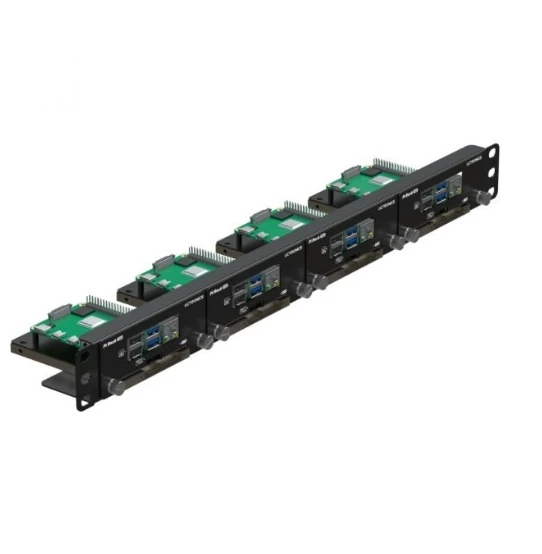 UCTRONICS 19” 1U Rack Mount for Raspberry Pi with SSD Mounting Brackets, Front Removable Bracket
UCTRONICS 19” 1U Rack Mount for Raspberry Pi with SSD Mounting Brackets, Front Removable Bracket