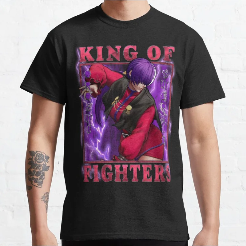 Orochi Shermie roaring lightning KOF King of Fighters 80s Video game Retro fighting videogames T-shirt Large size Adult Tops
Orochi Shermie roaring lightning KOF King of Fighters 80s Video game Retro fighting videogames T-shirt Large size Adult Tops