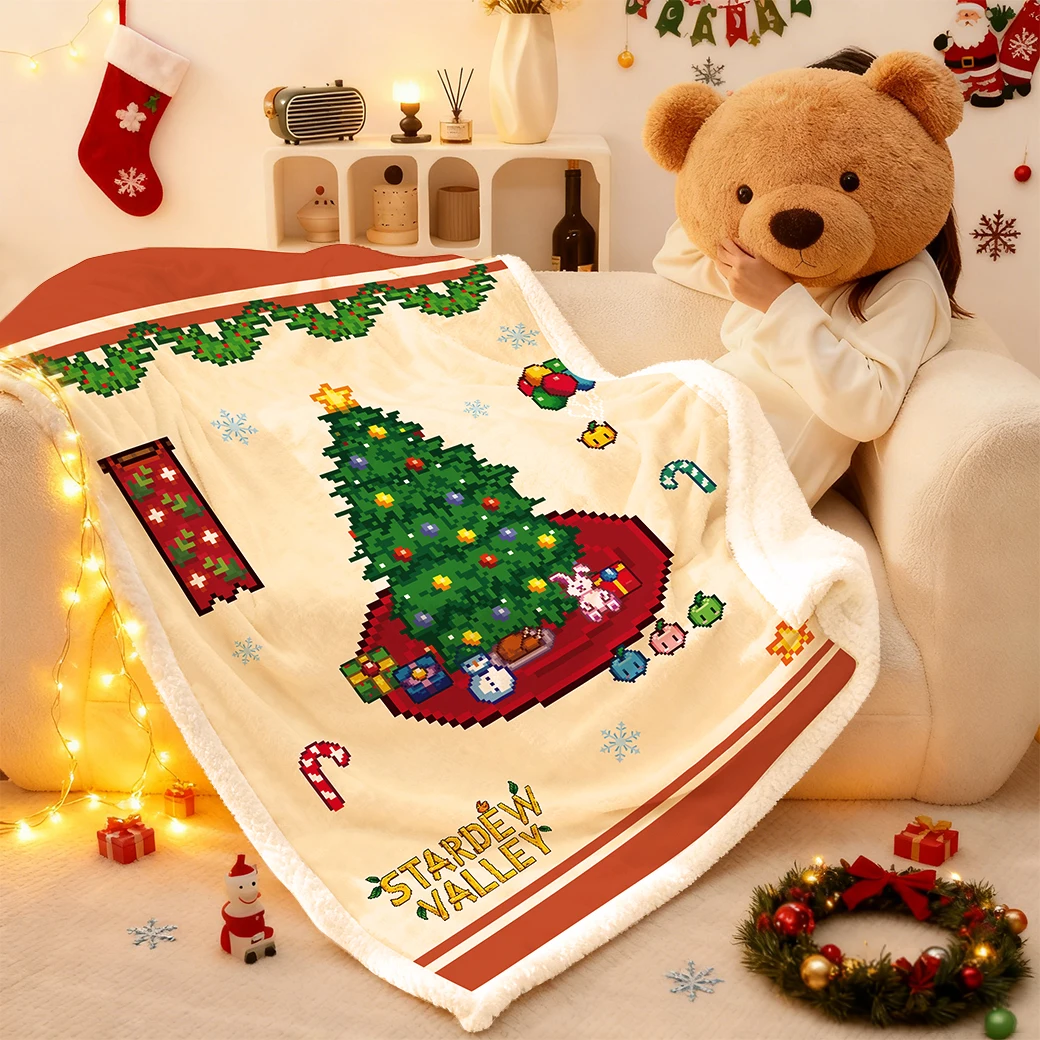 Double Layered Lamb Velvet Blanket Christmas Tree Design Afternoon Nap Shoulder Wrap Country Christmas Gift Cartoon Style Fle...
Double Layered Lamb Velvet Blanket Christmas Tree Design Afternoon Nap Shoulder Wrap Country Christmas Gift Cartoon Style Fle...