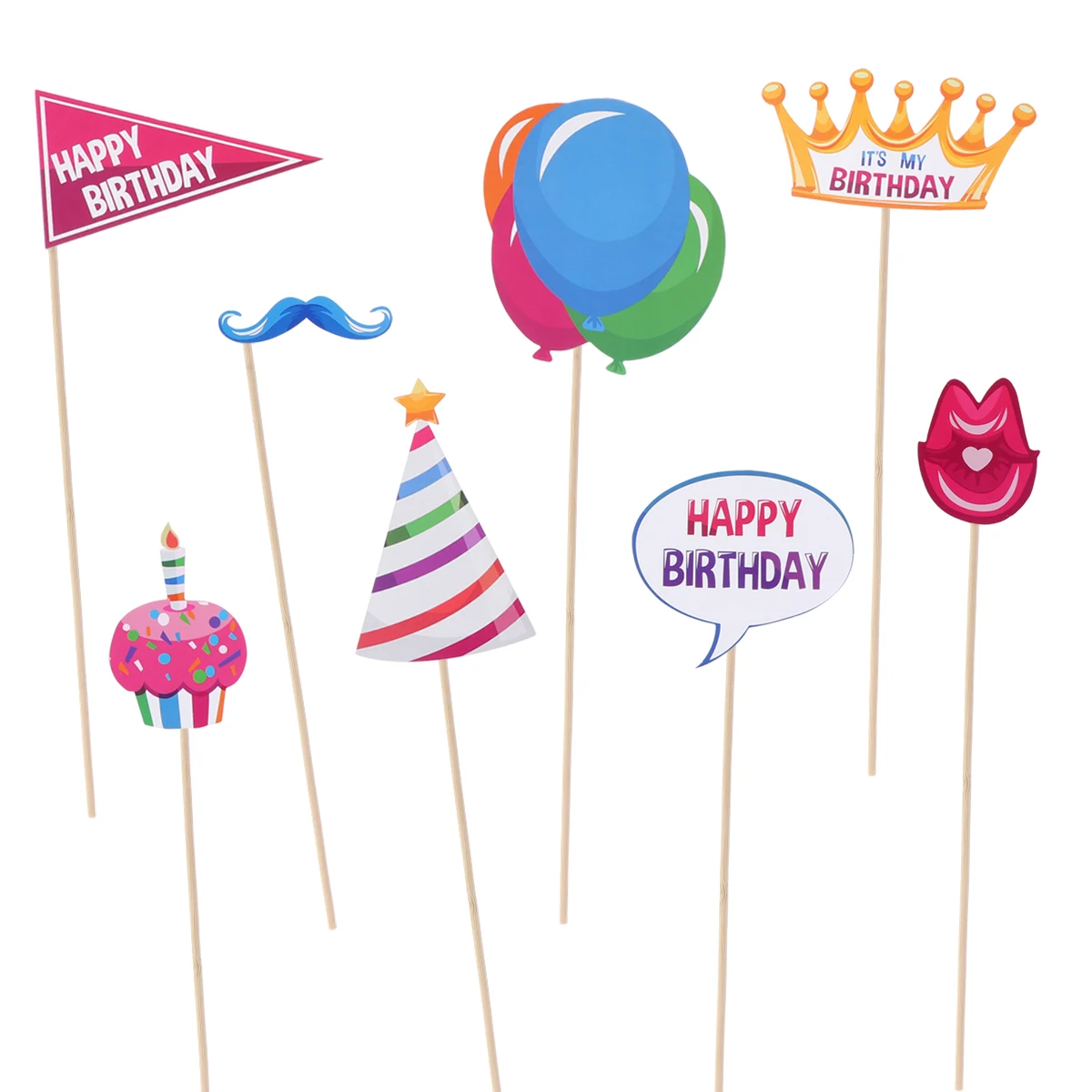 22 pcs Crown Photo Props Bright Color Funny Kit for Baby Shower Party Birthday Decorations Photo Booth Accessories Party
22 pcs Crown Photo Props Bright Color Funny Kit for Baby Shower Party Birthday Decorations Photo Booth Accessories Party