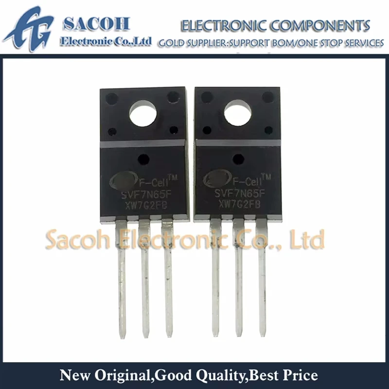 New Original 10Pcs/Lot SVF7N65F SVF7N65 OR MDF7N65B TO-220F 7A 650V Power MOSFET Transistor
New Original 10Pcs/Lot SVF7N65F SVF7N65 OR MDF7N65B TO-220F 7A 650V Power MOSFET Transistor