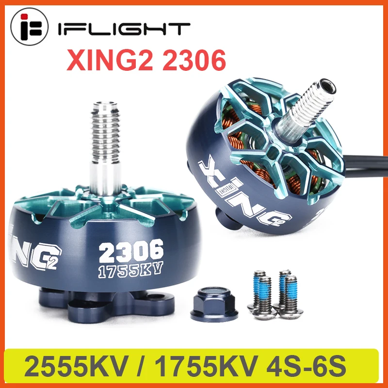 IFlight XING2 2306 2555KV / 1755KV 4S-6S FPV Бесщеточный двигатель Unibell совместимый с Nazgul 5-дюймовый Пропеллер для FPV гоночного дрона
IFlight XING2 2306 2555KV / 1755KV 4S-6S FPV Бесщеточный двигатель Unibell совместимый с Nazgul 5-дюймовый Пропеллер для FPV гоночного дрона