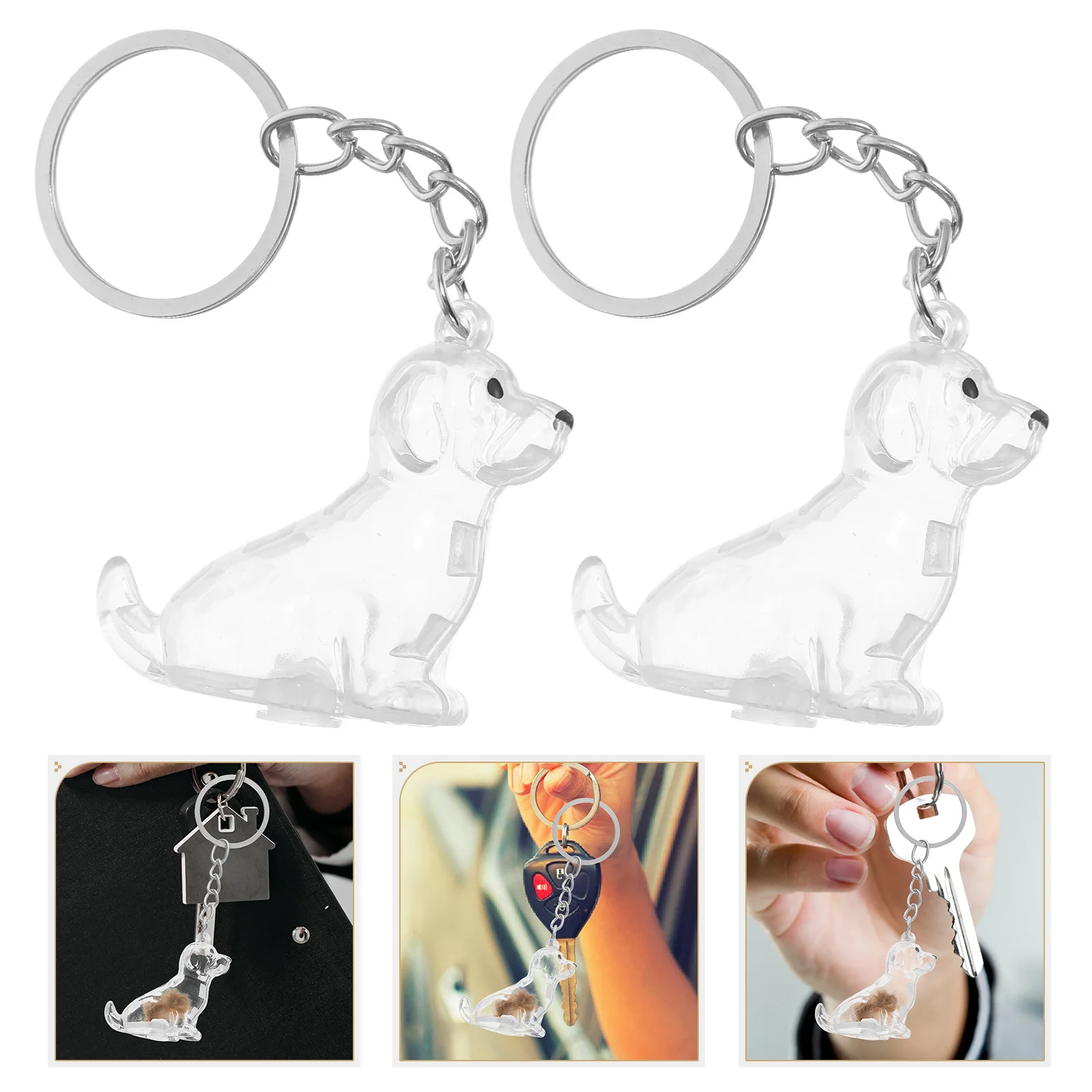 2Pcs Transparent Dog Hair Keepsake Box Keychain Pet Memorial Storage Pendant for Travel and Home Use Pet Storage Box
2Pcs Transparent Dog Hair Keepsake Box Keychain Pet Memorial Storage Pendant for Travel and Home Use Pet Storage Box