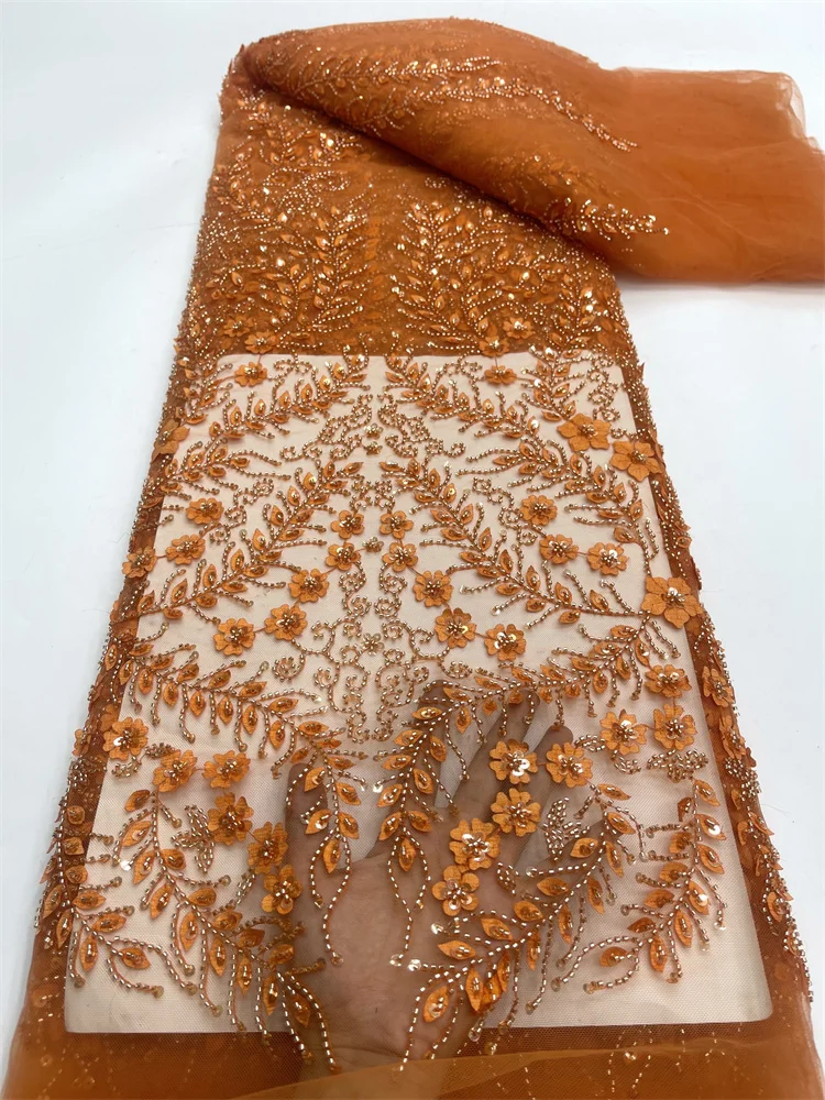 Nigerian Handmade Beads Lace Fabric 2023 High Quality Sequins Beaded Embroidery African French Lace Fabric For Dress
Nigerian Handmade Beads Lace Fabric 2023 High Quality Sequins Beaded Embroidery African French Lace Fabric For Dress