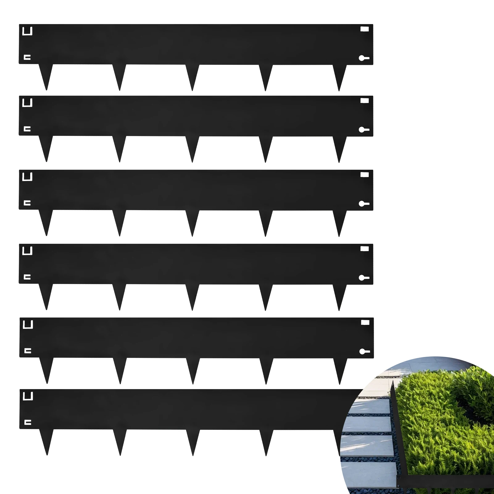 Landscape Edging Border Hammer-in Flexible Lawn Border Easy Install Metal Flower Bed Edging, No-Dig Needed, for Patios, Outdoor
Landscape Edging Border Hammer-in Flexible Lawn Border Easy Install Metal Flower Bed Edging, No-Dig Needed, for Patios, Outdoor