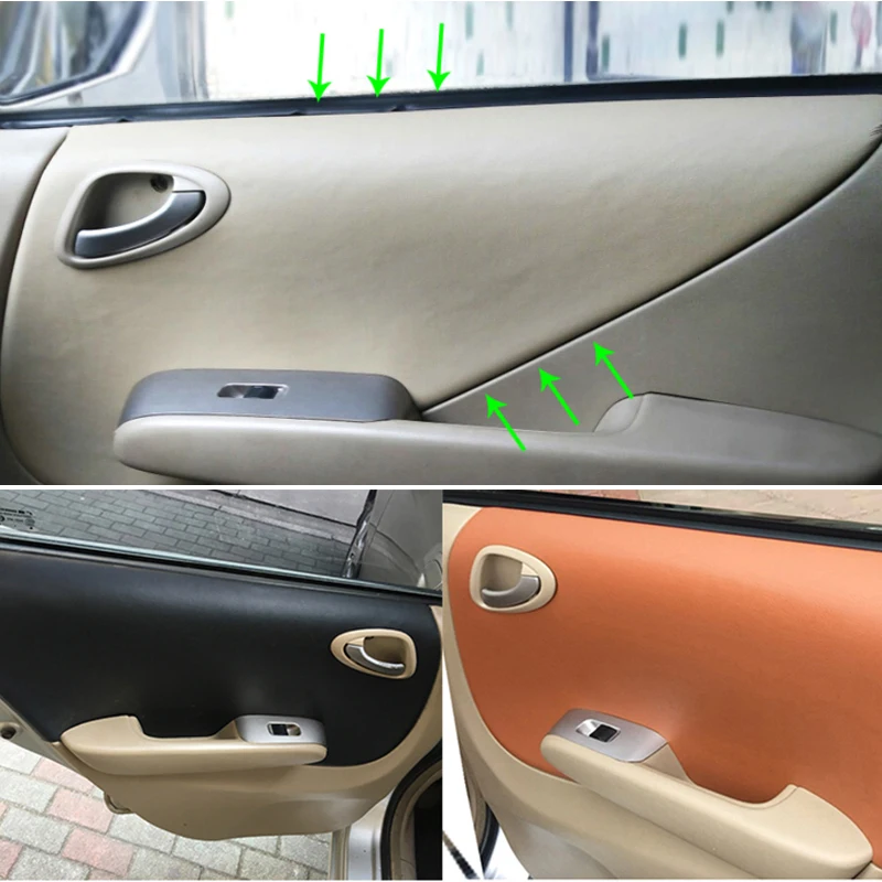 Soft Leather Door Panel Cover For Honda Jazz/Fit Sedan 2004 2005 2006 2007 Car-styling Door Armrest Panel Cover Sticker Trim
Soft Leather Door Panel Cover For Honda Jazz/Fit Sedan 2004 2005 2006 2007 Car-styling Door Armrest Panel Cover Sticker Trim