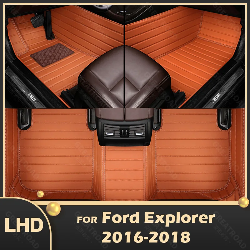 Автомобильные коврики для Ford Explorer 2016 2017 2018, индивидуальные автомобильные накладки на ногу, аксессуары для интерьера
Автомобильные коврики для Ford Explorer 2016 2017 2018, индивидуальные автомобильные накладки на ногу, аксессуары для интерьера