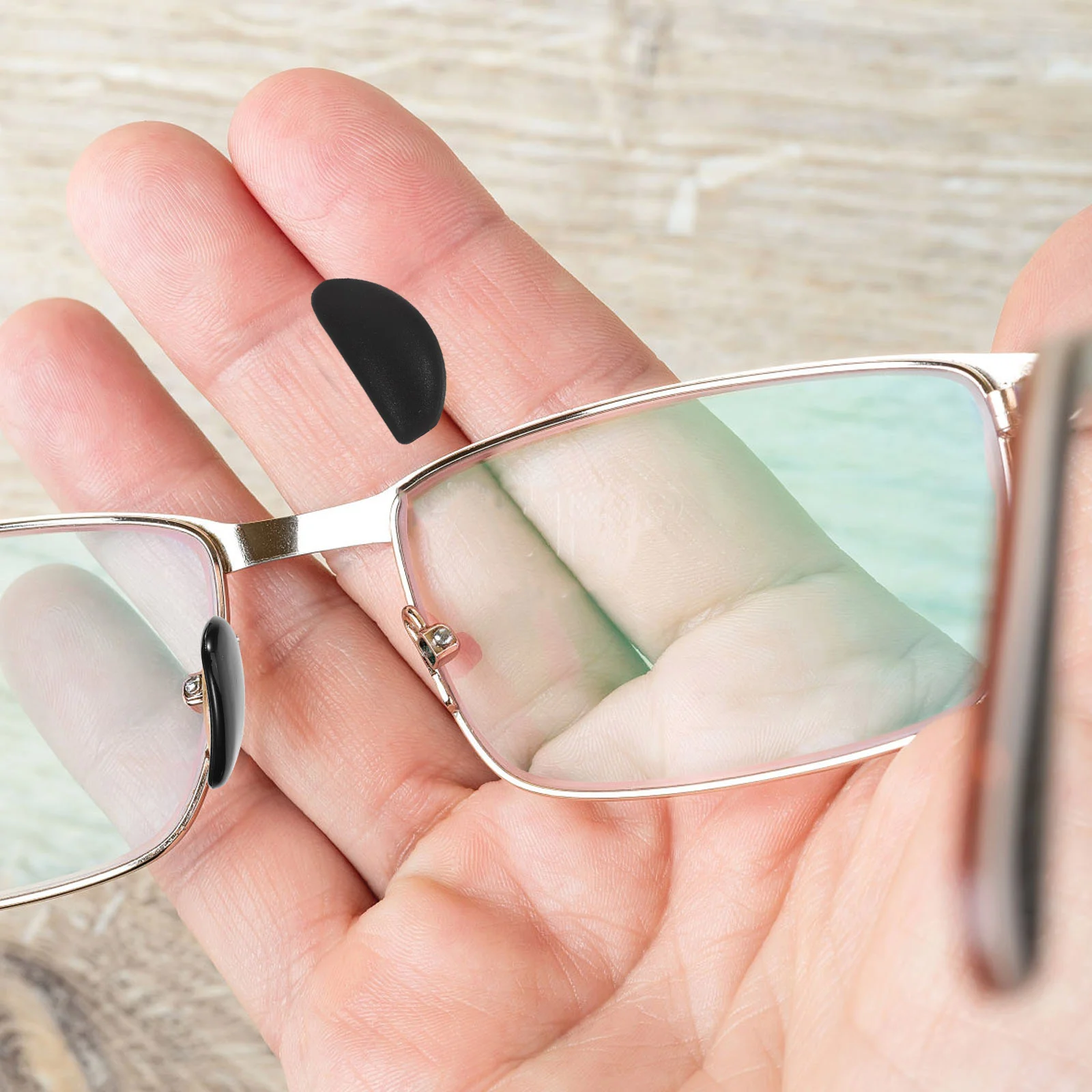 10 Pairs Silicone Glasses Nose Pads for Eyeglasses Replacement Kit Cushion Adhesive Push in
10 Pairs Silicone Glasses Nose Pads for Eyeglasses Replacement Kit Cushion Adhesive Push in