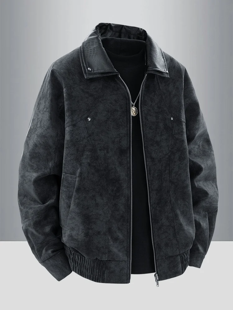 Повседневная свободная куртка с отложным воротником 2025: Новинка Весна-Осень, Ретро-тренд, Мужская модная верхняя одежда, Простая современная модель на молнии
Повседневная свободная куртка с отложным воротником 2025: Новинка Весна-Осень, Ретро-тренд, Мужская модная верхняя одежда, Простая современная модель на молнии