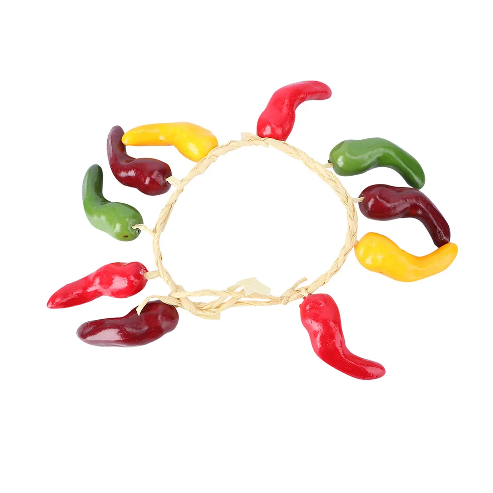 Peppers Fake Chili Skewers Artificial Garland Simulation Vegetables Decoration Colorful Festival
Peppers Fake Chili Skewers Artificial Garland Simulation Vegetables Decoration Colorful Festival