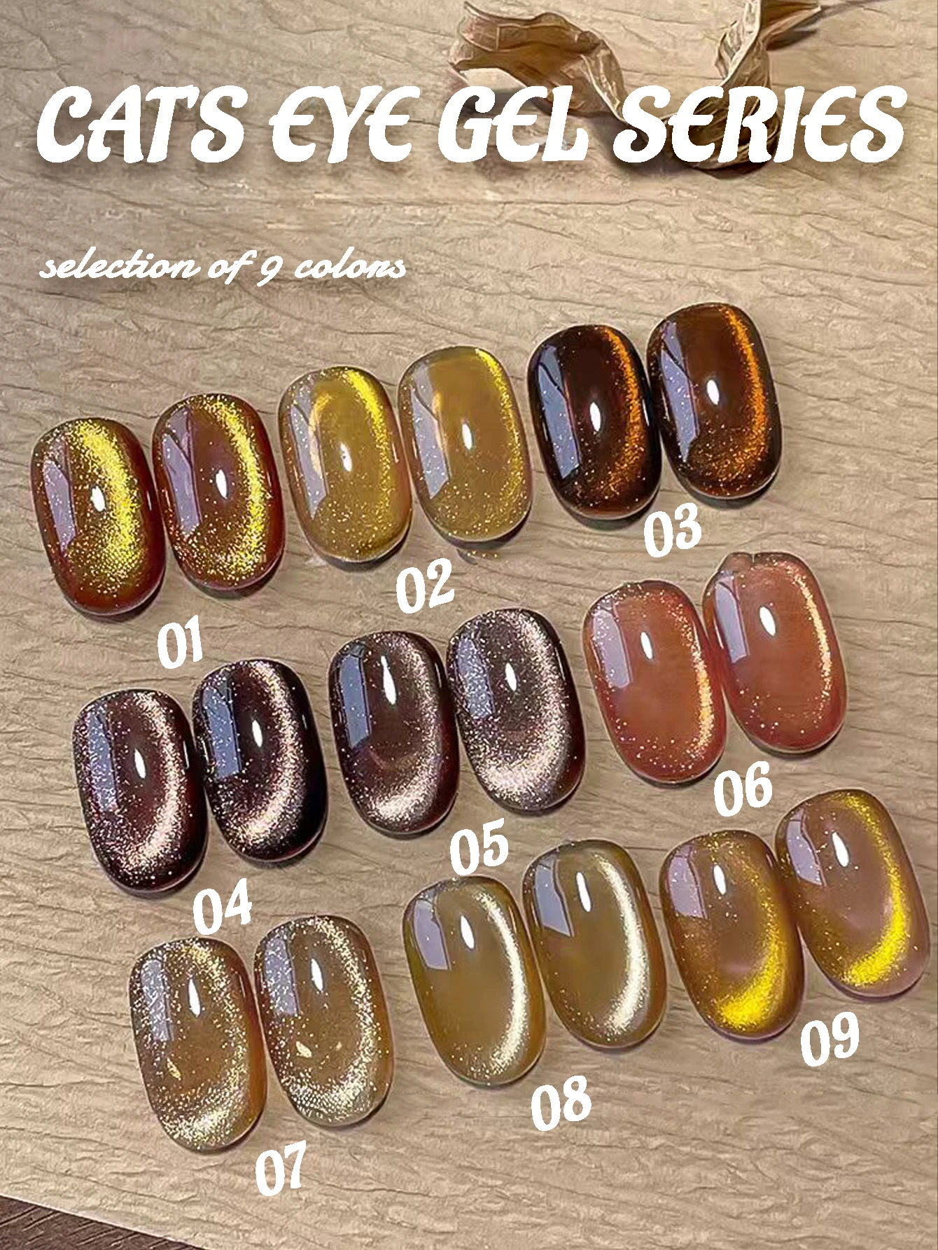 1-12pcs WS Amber Coffee Cat Magnetic Gel Nail Polish Brown Glass Moonlight Soak Off UV Gel LED Nail Art Varnish Manicure
1-12pcs WS Amber Coffee Cat Magnetic Gel Nail Polish Brown Glass Moonlight Soak Off UV Gel LED Nail Art Varnish Manicure