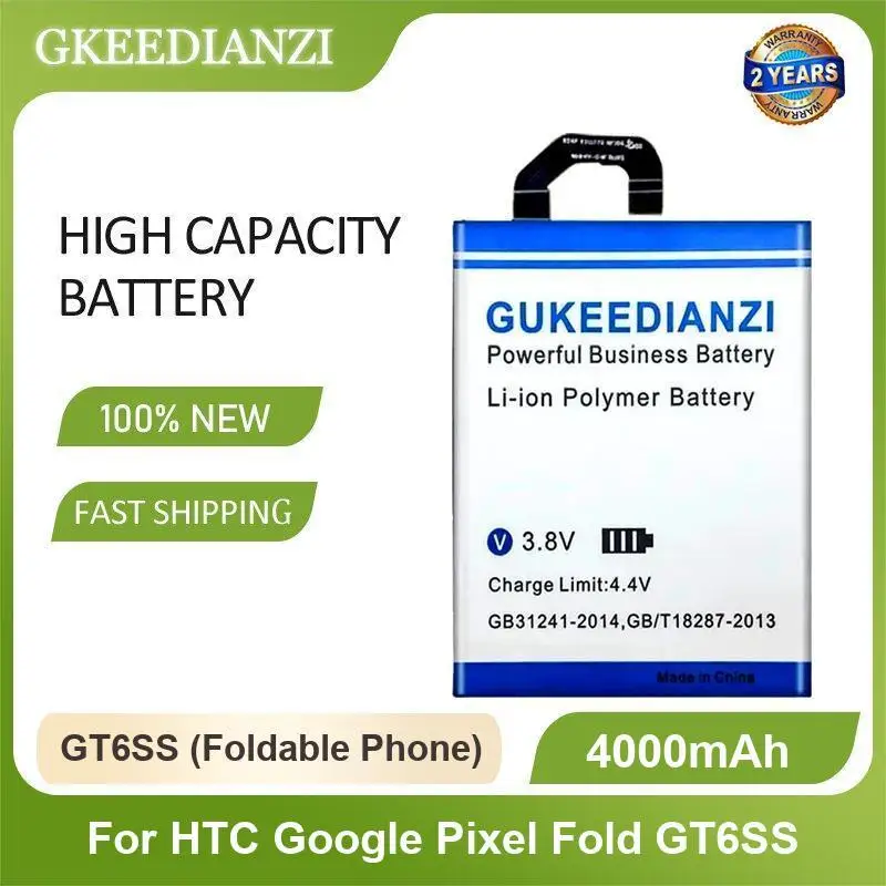 Battery For HTC Google Pixel XL / Nexus M1 G-2PW2100 Fold GT6SS GPDX1 GT6SS GPDX1 GDHB7 GWRL2 High Capacity
Battery For HTC Google Pixel XL / Nexus M1 G-2PW2100 Fold GT6SS GPDX1 GT6SS GPDX1 GDHB7 GWRL2 High Capacity