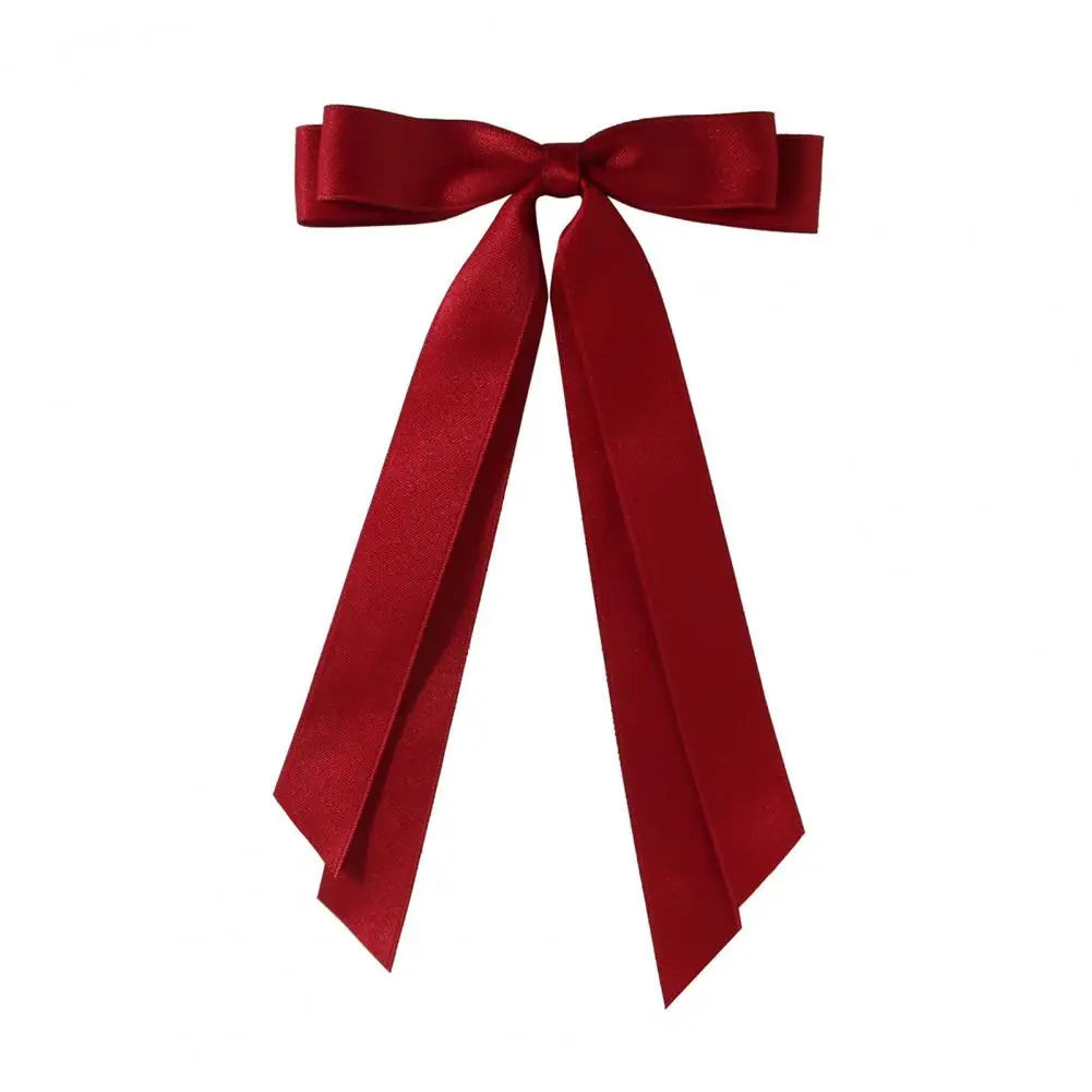 Bow Hair Accessory Elegant Double-layered Bow Hair Clip Satin Bowknot Hairpin Accessory for Women Solid Color Hair Decoration
Bow Hair Accessory Elegant Double-layered Bow Hair Clip Satin Bowknot Hairpin Accessory for Women Solid Color Hair Decoration