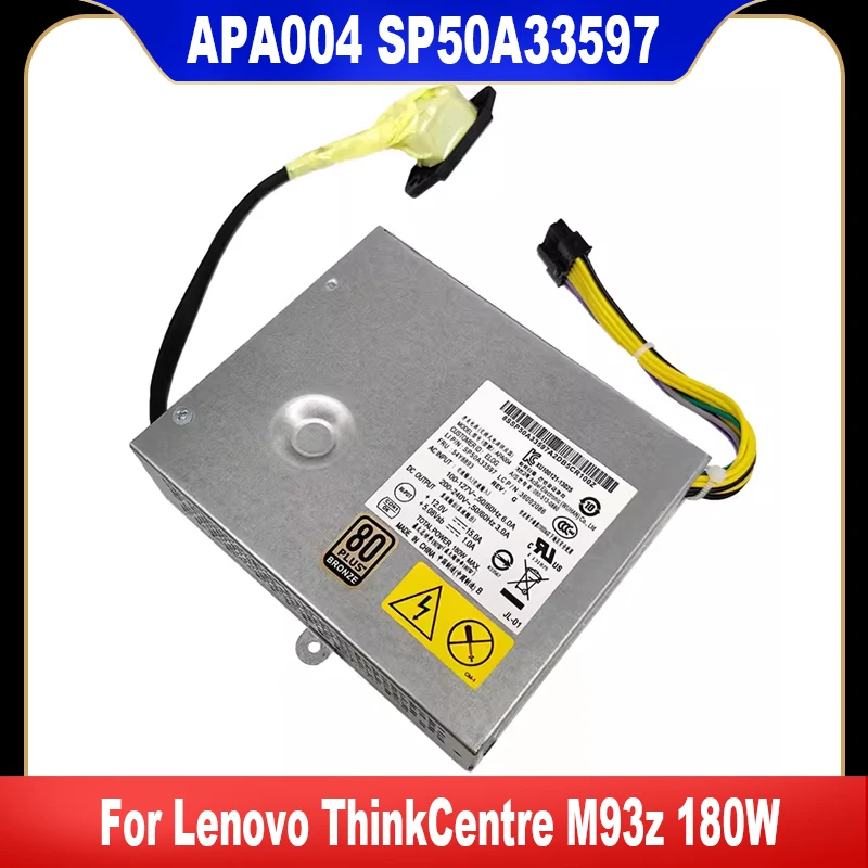 APA004 New Original For Lenovo ThinkCentre M93z All-in-One 180W Power Supply 54Y8893 SP50A33597 03T9023 HKF1802-3A High Quality
APA004 New Original For Lenovo ThinkCentre M93z All-in-One 180W Power Supply 54Y8893 SP50A33597 03T9023 HKF1802-3A High Quality
