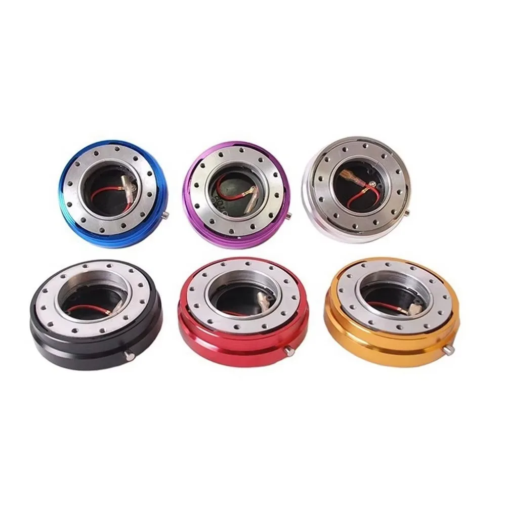 Universal Steering Wheel Quick Release Hub Adapter Snap Off Kit Slim High-Strength 6 Hole Racing Steering Wheel Hub Adapter
Universal Steering Wheel Quick Release Hub Adapter Snap Off Kit Slim High-Strength 6 Hole Racing Steering Wheel Hub Adapter