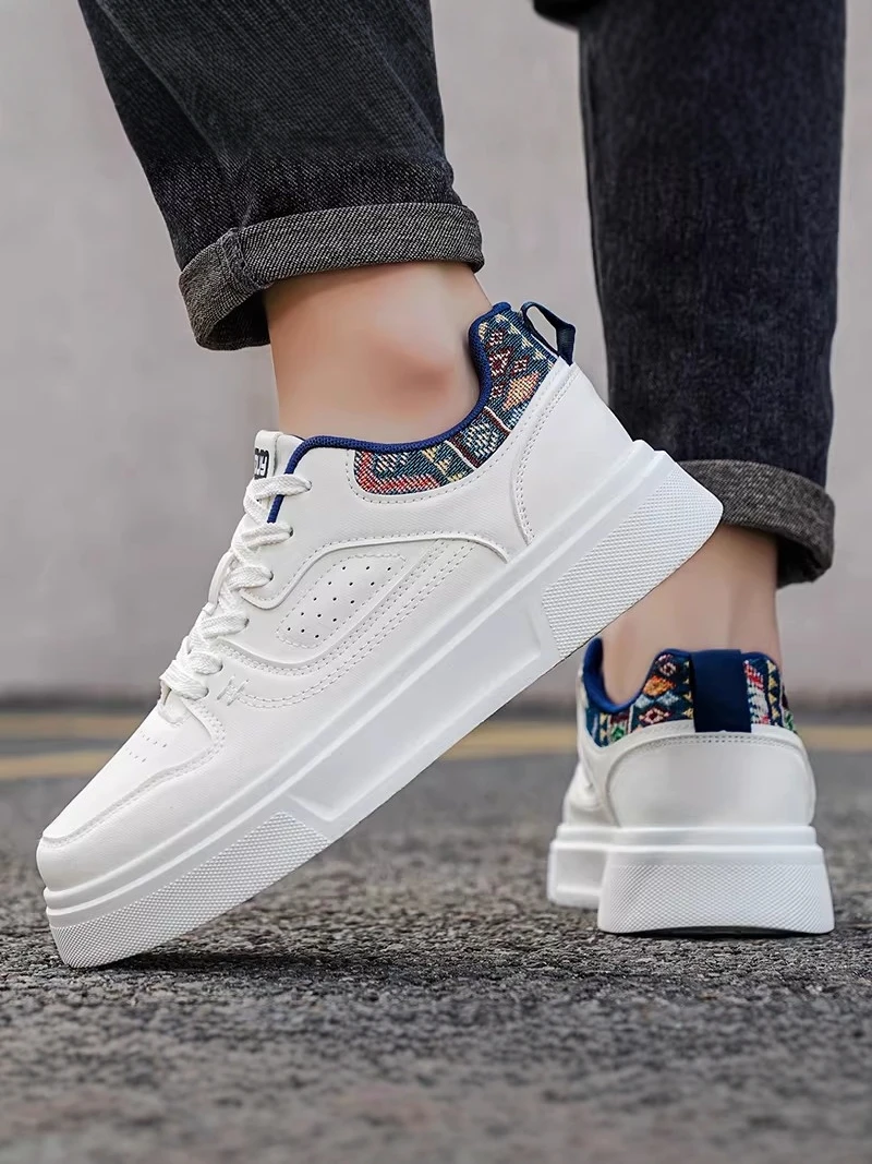 Casual Men's Shoes 2026 New Summer Thick Bottom Anti-slip Sports White Board Shoes Korean Style Versatile Low Help Casual Tre...
Casual Men's Shoes 2026 New Summer Thick Bottom Anti-slip Sports White Board Shoes Korean Style Versatile Low Help Casual Tre...