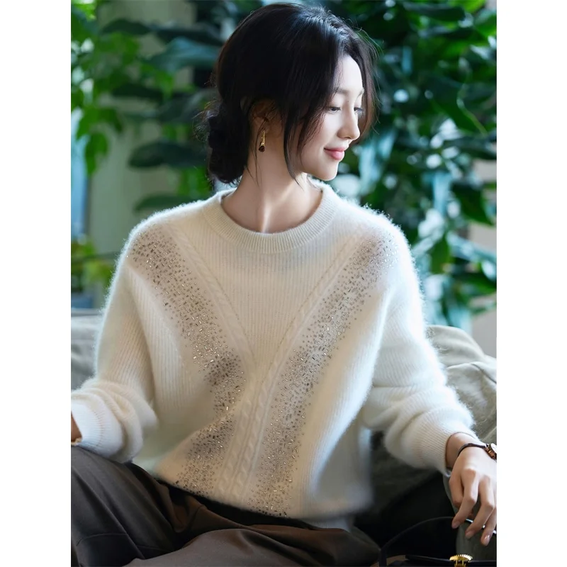 High-End Knitted Sweater Women's Base Layer irt No Pilling Autumn Winter Long Sve round Ne Regular Fit Single Piece
High-End Knitted Sweater Women's Base Layer irt No Pilling Autumn Winter Long Sve round Ne Regular Fit Single Piece