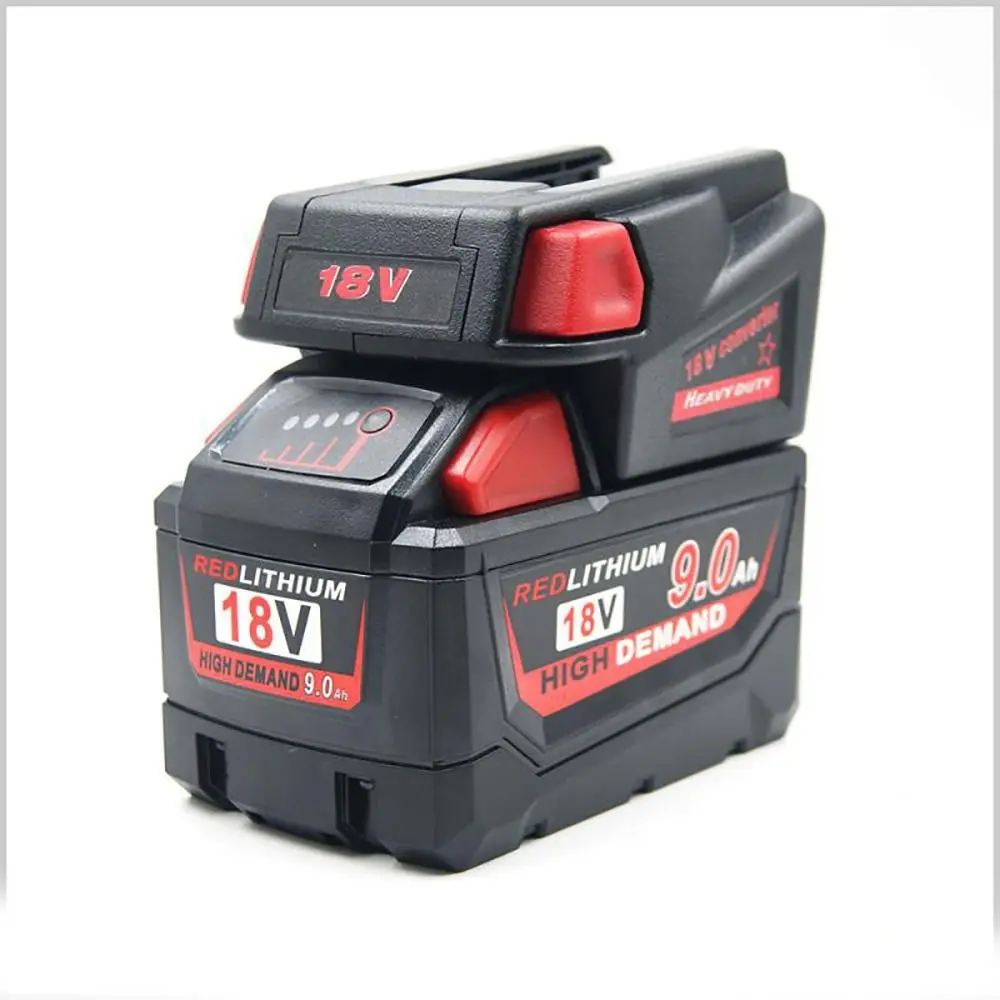 Universal 18V Lithium-ion Battery Adapter Plug Play Upgraded Battery Converter Cordless Tools Adapter for Milwaukee
Universal 18V Lithium-ion Battery Adapter Plug Play Upgraded Battery Converter Cordless Tools Adapter for Milwaukee
