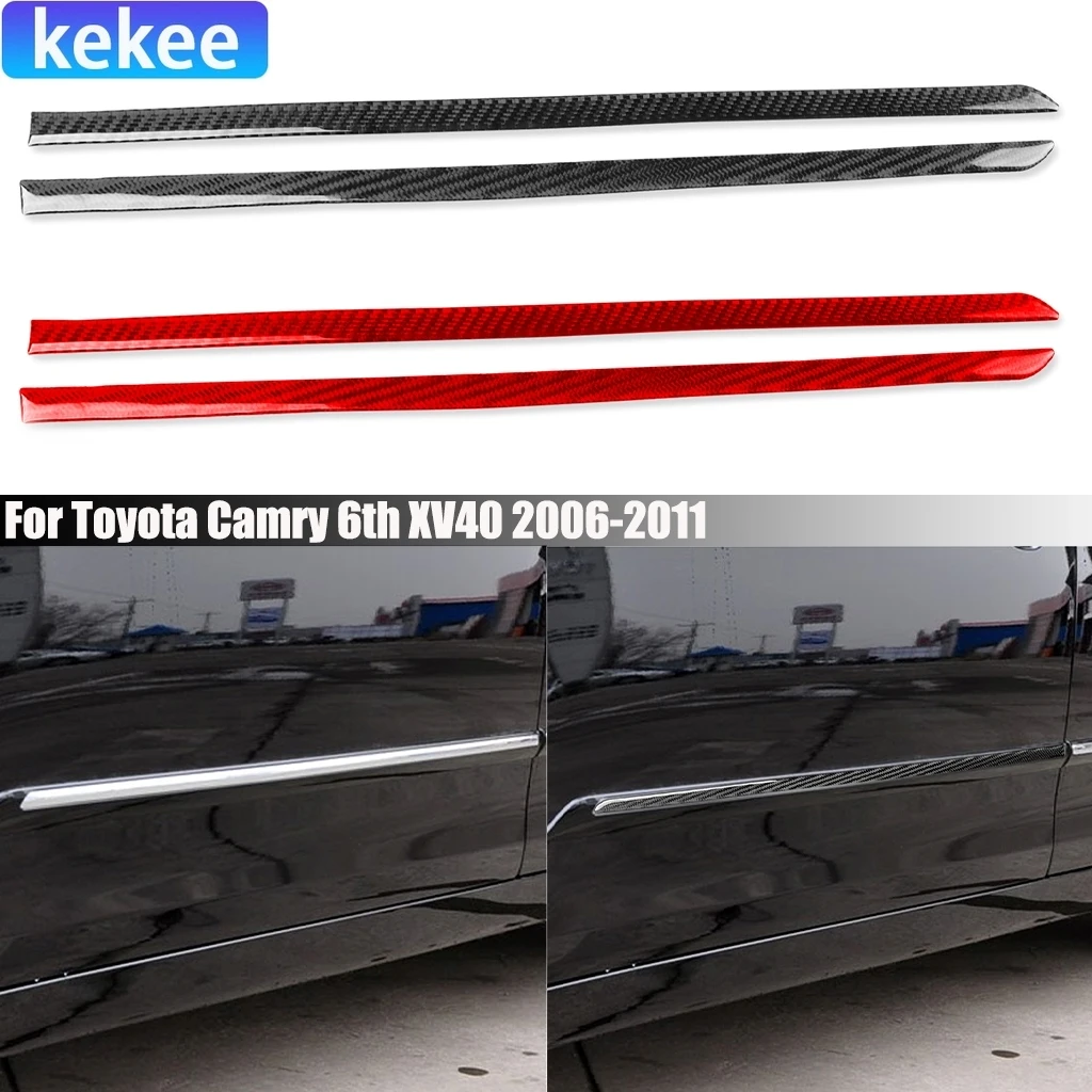 For Toyota Camry 6th XV40 2006-2011 Carbon Fiber Body Door Decorative Strip Exterior Car Accessories Cover Stickers Auto Trim
For Toyota Camry 6th XV40 2006-2011 Carbon Fiber Body Door Decorative Strip Exterior Car Accessories Cover Stickers Auto Trim