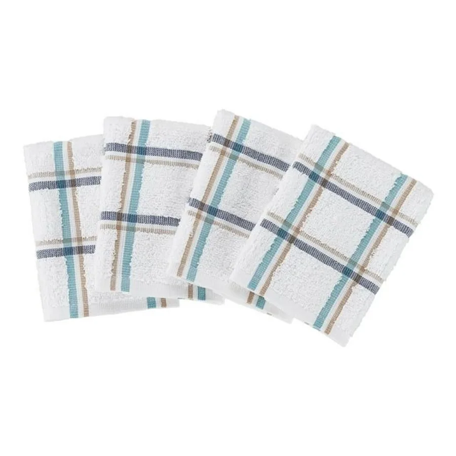 Mainstays 4Pack 12'x12' Woven Kitchen Dish Cloth Set MultiColor Absorbent Cn Towels
Mainstays 4Pack 12'x12' Woven Kitchen Dish Cloth Set MultiColor Absorbent Cn Towels