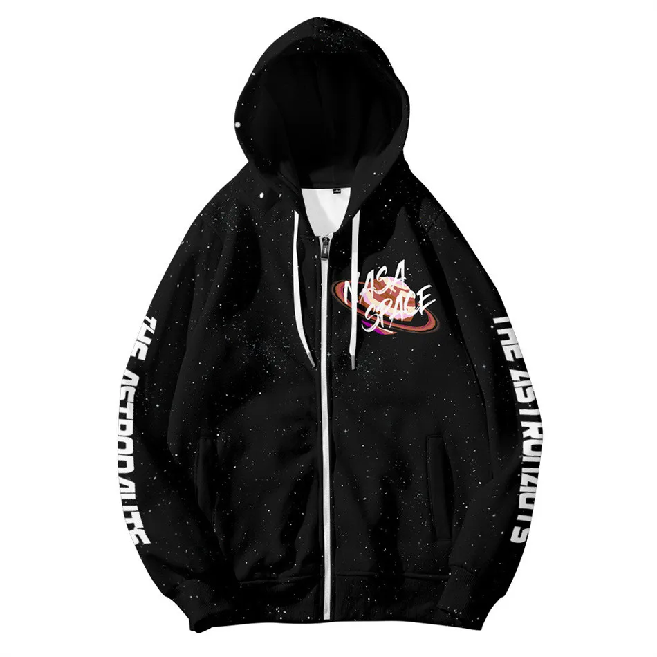 Space Astronaut Hoodies Men Women Unisex Fashion Harajuku Sweatshirt Hoodie Hip hop Zip up Jacket and Coat Brand Clothing
Space Astronaut Hoodies Men Women Unisex Fashion Harajuku Sweatshirt Hoodie Hip hop Zip up Jacket and Coat Brand Clothing